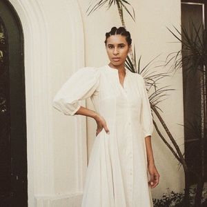 Dôen Edessa Dress Powder sz Small